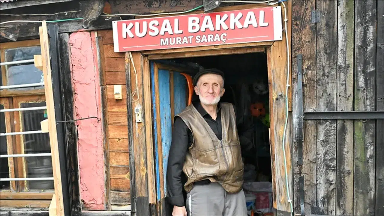 Trabzon’da 2000 rakımlı Kusal Yaylası’nda yarım asırlık bakkal nostaljisi