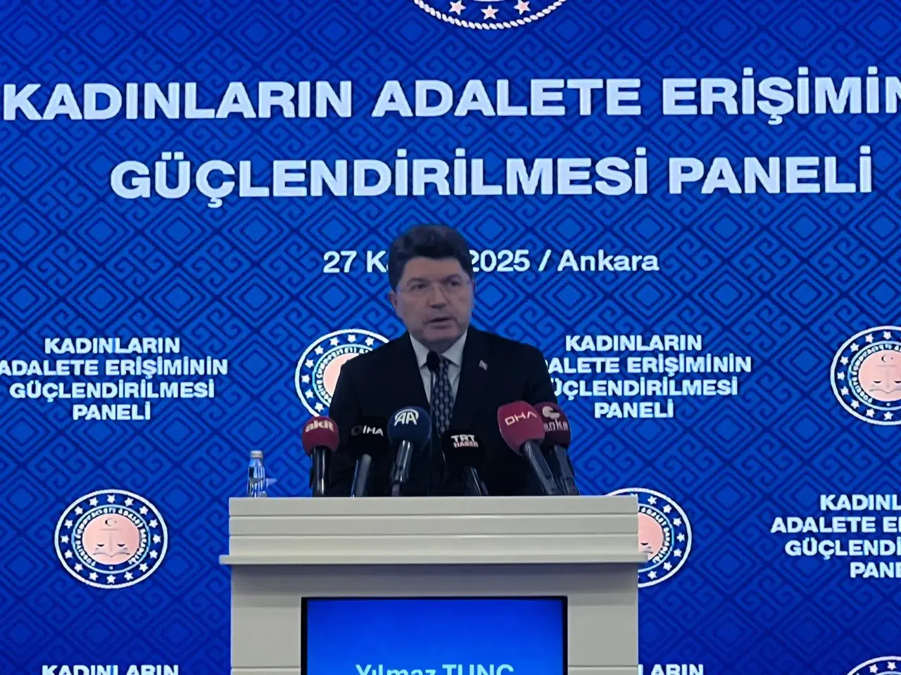 Adalet Bakanı Tunç: “Kadına şiddetle topyekun mücadele edeceğiz”