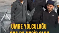 Umre yolculuğu ona da nasip oldu