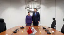 Bakan Kurum, Asya Altyapı Yatırım Bankası Başkanı Zou Jiayi ile görüştü
