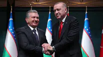 Cumhurbaşkanı Erdoğan, Özbekistan Cumhurbaşkanı Mirziyoyev ile görüştü