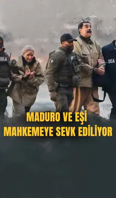 Maduro ve eşi mahkemeye sevk ediliyor