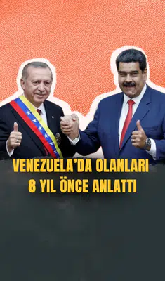 Venezuela'da olanları 8 yıl önce anlattı