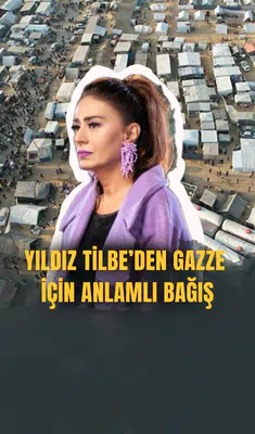 Yıldız Tilbe'den Gazze için anlamlı bağış