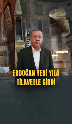 Erdoğan yeni yıla tilavetle girdi