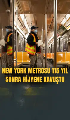 New York metrosu 115 yıl sonra hijyene kavuştu