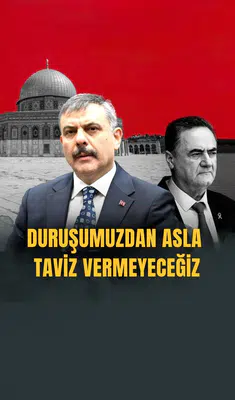 Duruşumuzdan asla taviz vermeyeceğiz