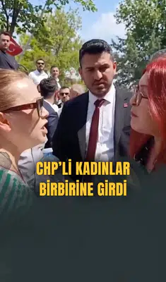 CHP'li kadınlar birbirine girdi