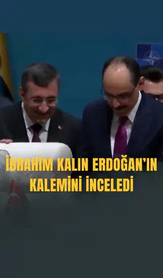 İBRARIM KALIN ERDOĞAN'IN KALEMİNİ İNCELEDİ