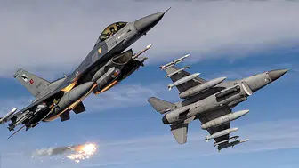 ABD Hava Kuvvetlerine ait F-16 savaş uçağı düştü