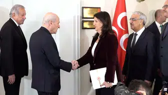 MHP lideri Devlet Bahçeli, DEM Parti heyetini kabul etti