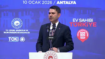 Bakan Murat Kurum: “Dünyanın gözü Antalya üzerinde olacak”