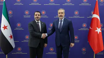 Bakan Fidan, Suriyeli mevkidaşı Şeybani ile görüştü