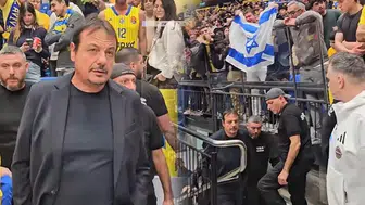 İsrailli taraftarlardan Ergin Ataman’a çirkin tezahürat