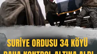 Suriye ordusu 34 köyü daha kontrol altına aldı