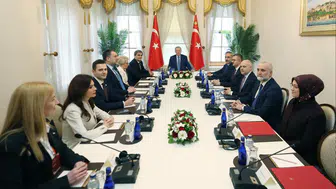 Cumhurbaşkanı Erdoğan Balkan Barış Platformu üyeleriyle bir araya geldi