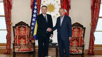 Cumhurbaşkanı Erdoğan, Bosna Hersek Devlet Başkanlığı Konseyi Başkanı Becirovic'i kabul etti