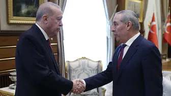 Cumhurbaşkanı Erdoğan, Filistin Devlet Başkan Yardımcısı Hüseyin eş-Şeyh ile görüştü