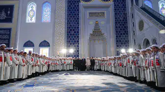 Cumhurbaşkanı Erdoğan Büyük Çamlıca Camisi’nde hafızlık icazet törenine katıldı