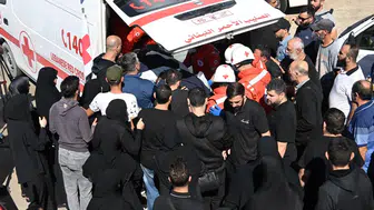 İsrail saldırısında hayatını kaybeden sağlık görevlisi toprağa verildi