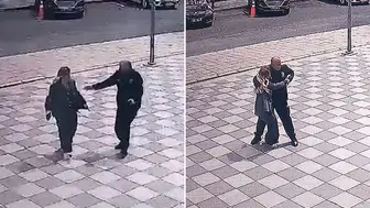 Polis memurundan örnek davranış: Sara nöbeti geçiren kadını son anda kurtardı