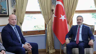 Bakan Fidan, ABD NATO Daimi Temsilcisi Whitaker’i kabul etti