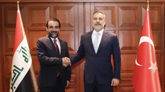 Bakan Fidan, Irak'ın Takaddüm Partisi lideri Halbusi ile görüştü