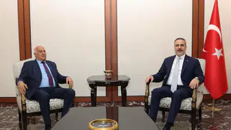 Dışişleri Bakanı Fidan, Fetih Genel Sekreteri Rajub’u kabul etti