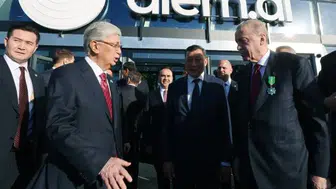 Cumhurbaşkanı Erdoğan ve Tokayev’den Alem.AI Yapay Zeka Merkezi’ne ziyaret