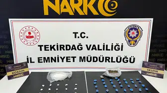 Tekirdağ'da uyuşturucu operasyonunda yakalanan 8 şüpheli tutuklandı