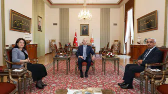 TBMM Başkanı Kurtulmuş, DEM heyetini kabul etti