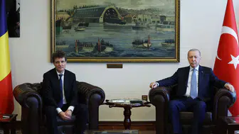 Cumhurbaşkanı Erdoğan, Romanya Cumhurbaşkanı Dan ile görüştü