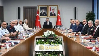 İçişleri Bakanlığında NATO Zirvesi kapsamında güvenlik tedbirlerine ilişkin toplantı yapıldı