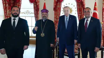 Cumhurbaşkanı Erdoğan, Türkiye Ermenileri Patriği Maşalyan'ı kabul etti