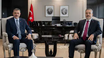 Dışişleri Bakanı Fidan, İçişleri Bakanı Çiftçi ile görüştü