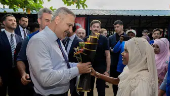Bakan Fidan Cox's Bazar'daki mülteci kamplarında: "Burada maalesef bir insanlık dramı yaşanmakta"