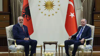 Cumhurbaşkanı Erdoğan, Arnavutluk Başbakanı Rama’yı kabul etti