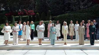 Emine Erdoğan, NATO lider eşlerini Çankaya Köşkü'nde ağırladı: "Çocuklarımızı dijital tehditlerden korumalıyız"