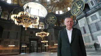Ayasofya’nın 6'ncı yılına özel koleksiyon eser: Cumhurbaşkanı Erdoğan takdim metnini yazdı