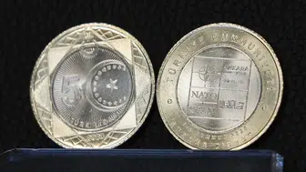 Türkiye’de düzenlenen 36. NATO Liderler Zirvesi anısına hatıra parası tedavüle çıktı