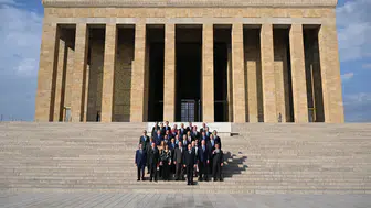 NATO heyetinden Anıtkabir'e anlamlı ziyaret