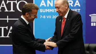 Cumhurbaşkanı Erdoğan, Ankara Zirvesi’nde Fransa Cumhurbaşkanı Macron ile görüştü