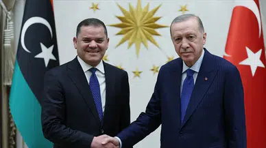 Cumhurbaşkanı Erdoğan, Libya Başbakanı Dibeybe ile görüştü