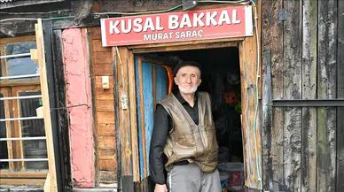Trabzon’da 2000 rakımlı Kusal Yaylası’nda yarım asırlık bakkal nostaljisi
