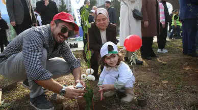 Milli Ağaçlandırma Günü'nde tüm Türkiye'de fidanlar toprakla buluştu