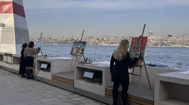 İstanbul'un güzellikleri öğretmenlerin sanatında hayat buldu