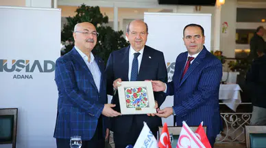 Eski KKTC Cumhurbaşkanı Ersin Tatar Mersin ve Adana’da temaslarda bulundu