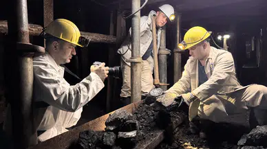 Zonguldaklı madenci yer altını karelerle anlatıyor