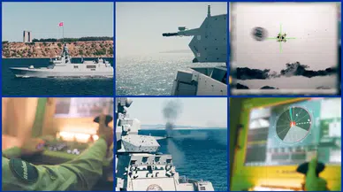 Gökdeniz yakın hava savunma sistemi TCG İstanbul'da test edildi