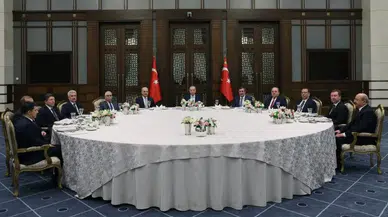 Cumhurbaşkanı Erdoğan yasama, yürütme ve yargı organlarının temsilcileri ile görüştü